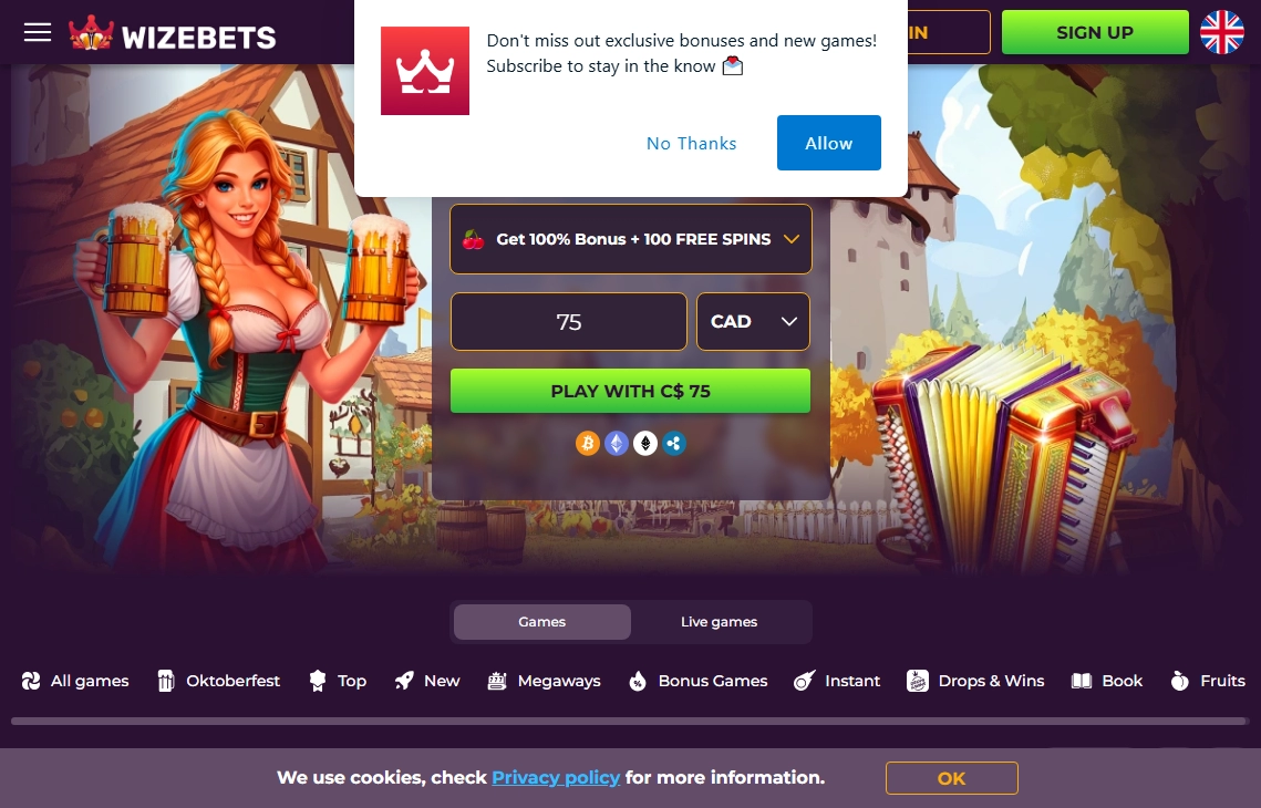 Wizebets Casino